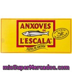 Anxoves De L'escala Filetes De Anchoa En Aceite De Oliva Lata 30 G Neto Escurrido