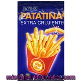 Aperitivo Palitos Patata Extracrujiente Patatinas (paquete Azul), Hacendado, Paquete 120 G