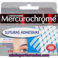 Apósito Para Suturas Mercurochrome, Caja 16 Unid.