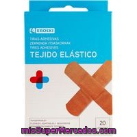 Apósitos Tejido Elástico Eroski, Caja 20 Unid.