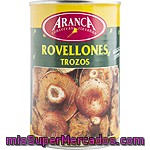 Aranca Robellones En Trozos Lata 200 G Neto Escurrido