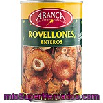 Aranca Robellones Enteros Lata 200 G Neto Escurrido