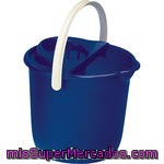 Araven Cubo Con Escurridor Redondo Azul 12 L Envase 1 Unidad