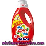 Ariel Basico Detergente Máquina Líquido Botella 24 + 1 Dosis