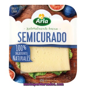 Arla Queso Havarti Semicurado Lonchas Envase 125 G