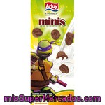 Arluy Minis Galletas De Chocolate Tortugas Ninja Ricas En Hierro Y Calcio Paquete 275 G