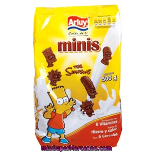 Arluy Simpson Mini Galletas Chocolateadas De Desayuno Bolsa 500 Grs