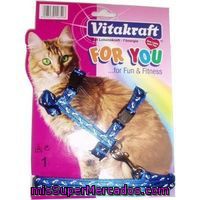 Arnes De Nylon Gato Vitakraft, Pack 1 Unid.