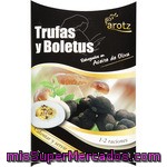 Arotz Trufas Y Boletus Rehogados En Aceite De Oliva Calentar Y Servir Estuche 100 G