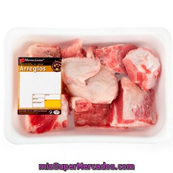 Arreglo Puchero Fresco (hueso Ternera, Falda Cordero, Pollo, Hueso Cerdo Y Tocino), Martinez Loriente, Bandeja 1,600 Kg Aprox(peso Aproximado De La Unidad 1600 Gr)