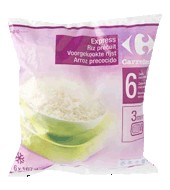 Arroz Blanco Precocido Carrefour Pack De 6x167 G.