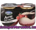 Arroz Con Leche Bicapa Con Fresa Goshua, Pack 2x125 G