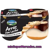 Arroz Con Leche Bicapa Dulce De Leche Goshua, Pack 2x125 G