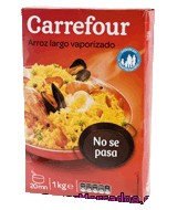 Arroz De Grano Largo Vaporizado Carrefour 1 Kg.