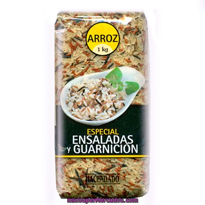 Arroz Especial Ensalada Y Guarnicion, Hacendado, Paquete 1 Kg