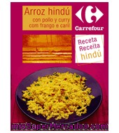 Arroz Hindú Con Pollo Y Curry Carrefour 125 G.
