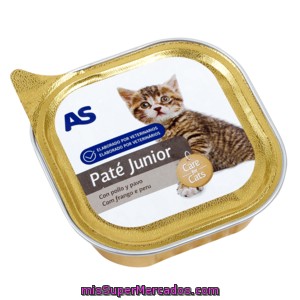As Alimento Para Gatos Junior Pollo/pavo Tarro 100 Gr