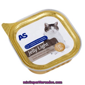 As Paté Para Gatos Light Tarro 100 Gr