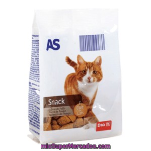 As Snack Para Gatos De Pollo Bolsa 60 Gr