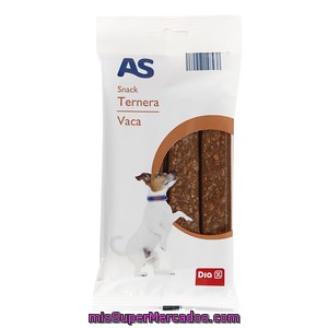 As Snack Para Perros Ternera Bolsa 12 Uds