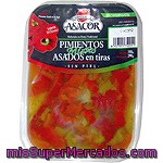 Asacor Pimientos Asados Mixtos En Tiras Sin Piel Tarrina 350 G