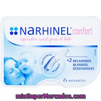 Aspirador Nasal Confort Narhinel, Pack 1 Unid. + 2 Recambios