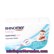 Aspirador Nasal Narhinel Confort Para Bebés + 2 Recambios Rhinomer 1 Ud.