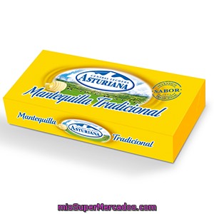 Asturiana Mantequilla Pastilla 125g