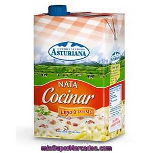Asturiana Nata Líquida Especial Cocina 18% Materia Grasa Envase 500 Ml