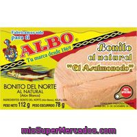 Atún Claro Al Natural Albo, Lata 65 G