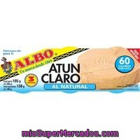 Atún Claro Al Natural Albo, Pack 3x46 G
