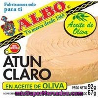 Atún Claro En Aceite Albo, Lata 92 G