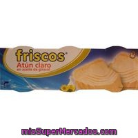 Atún Claro En Aceite De Girasol Friscos, Pack 3x80 G