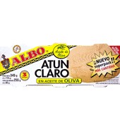 Atún Claro En Aceite De Oliva Albo Pack 3x85 G.