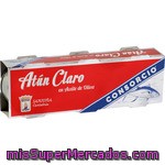 Atún Claro En Aceite De Oliva Consorcio 3x57 G.