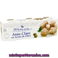 Atún Claro En Aceite De Oliva Frinsa, Pack 3x92 G