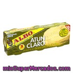 Atún Claro En Aceite De Oliva Virgen Extra Albo Pack De 3x48 G.