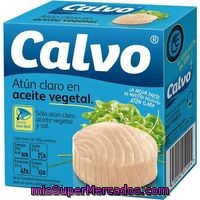 Atún Claro En Aceite Vegetal Calvo, Lata 160 G