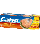 Atún Claro En Escabeche Calvo Pack 3x108 G.