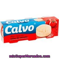 Atún Claro En Tomate Calvo, Pack 3x80 G