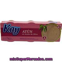 Atún En Aceite De Oliva Kay, Pack 3x65 G