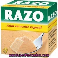 Atún En Aceite Vegetal Razo, Lata 160 G