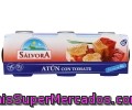 Atún En Salsa De Tomate Salvora 3 Unidades De 52 Gramos