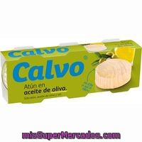 Atún Listado En Aceite De Oliva Calvo, Pack 3x80 G