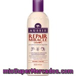 Aussie Champú Repair Miracle Con Aceites De Aguacate Semillas De Jojoba Y Nuez De Macadamia Frasco 300 Ml Para Pelo Seco Dañado Y Algo Triste