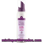 Aussie Miracle Espuma Curl Define Shine Con Extracto De Corteza De Cerezo Silvestre Australiano Spray 150 Ml