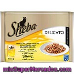 Ave En Gelatina Sheba, Pack 4x85 G