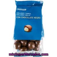 Avellanas Con Chocolate Negro Eroski, Bolsa 150 G