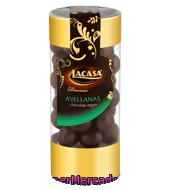 Avellanas Cubiertas De Chocolate Negro Lacasa-divinos 175 G.