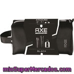 Axe Pack Black Con Desodorante Spray 150 Ml + Gel De Baño Frasco 250 Ml + After Shave Frasco 100 Ml + Neceser